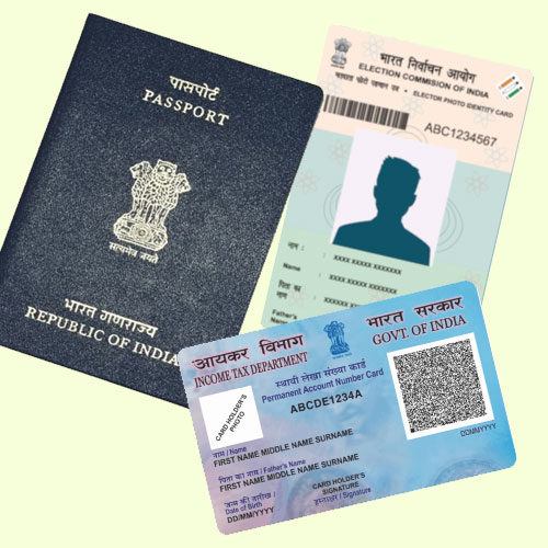 pan passport voter apply service icon
